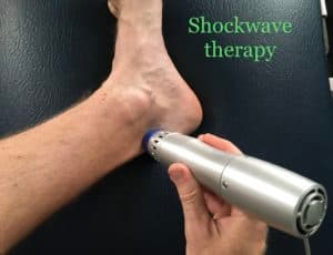 Shockwave therapy treatment